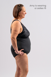 Woman's Empowered Chlorine Proof  Plus Size Swimsuit- Sketch Lab